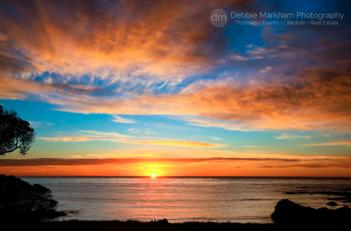 Sunset in Cambria-Pacific Coast