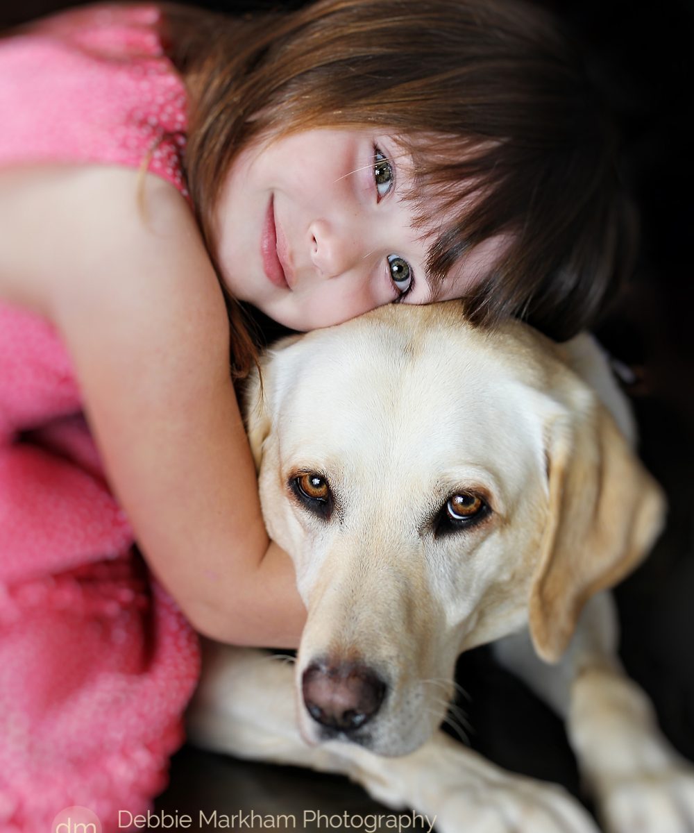 Cambria Wedding Photographer-Debbie Markham-San Luis Obispo-Flower Girl with Dog