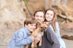 Family Portraits_Hearst State Beach_Small dog_2 kids_dad_photographer_Debbie Markham_Beach-6517