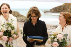 Pastel Roses for a Intimate Gay Wedding at Spooner's Cove in Montana de Oro