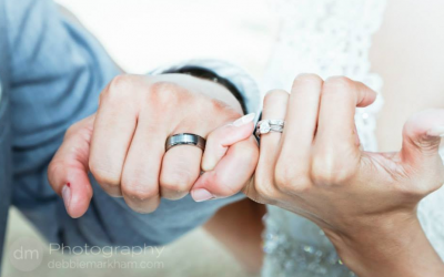 Wedding Rings-Fingers Interlocked-Ragged Point Inn - Big Sur - Wedding Photographer - Debbie Markham